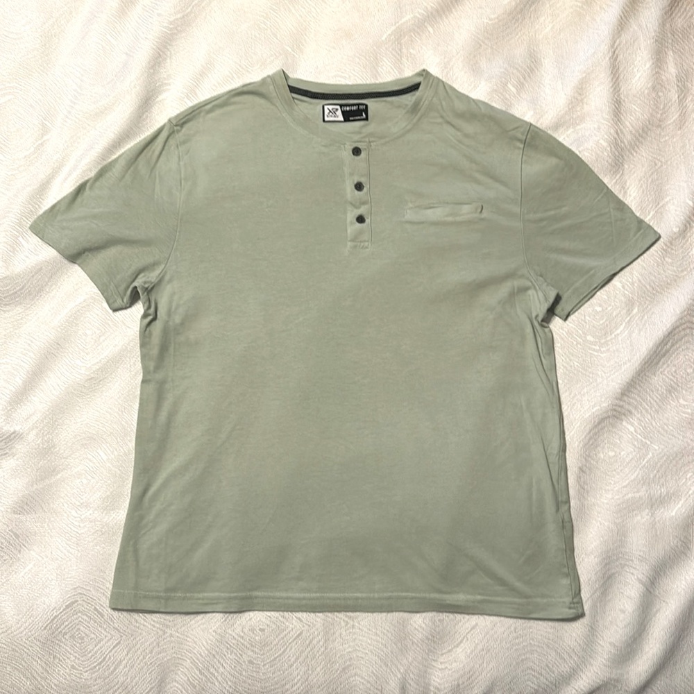XRAY, COMFORT TEE. Large, Mint Green, 3 Pocket, t-shirt.